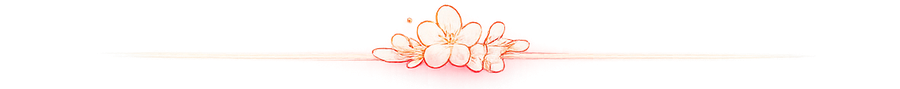 HBAR_CENTER_FLOWER_RED decorative divider