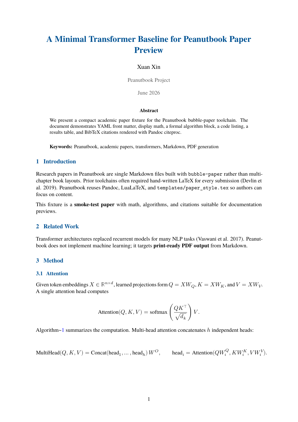 Single-column paper — title, abstract, and introduction